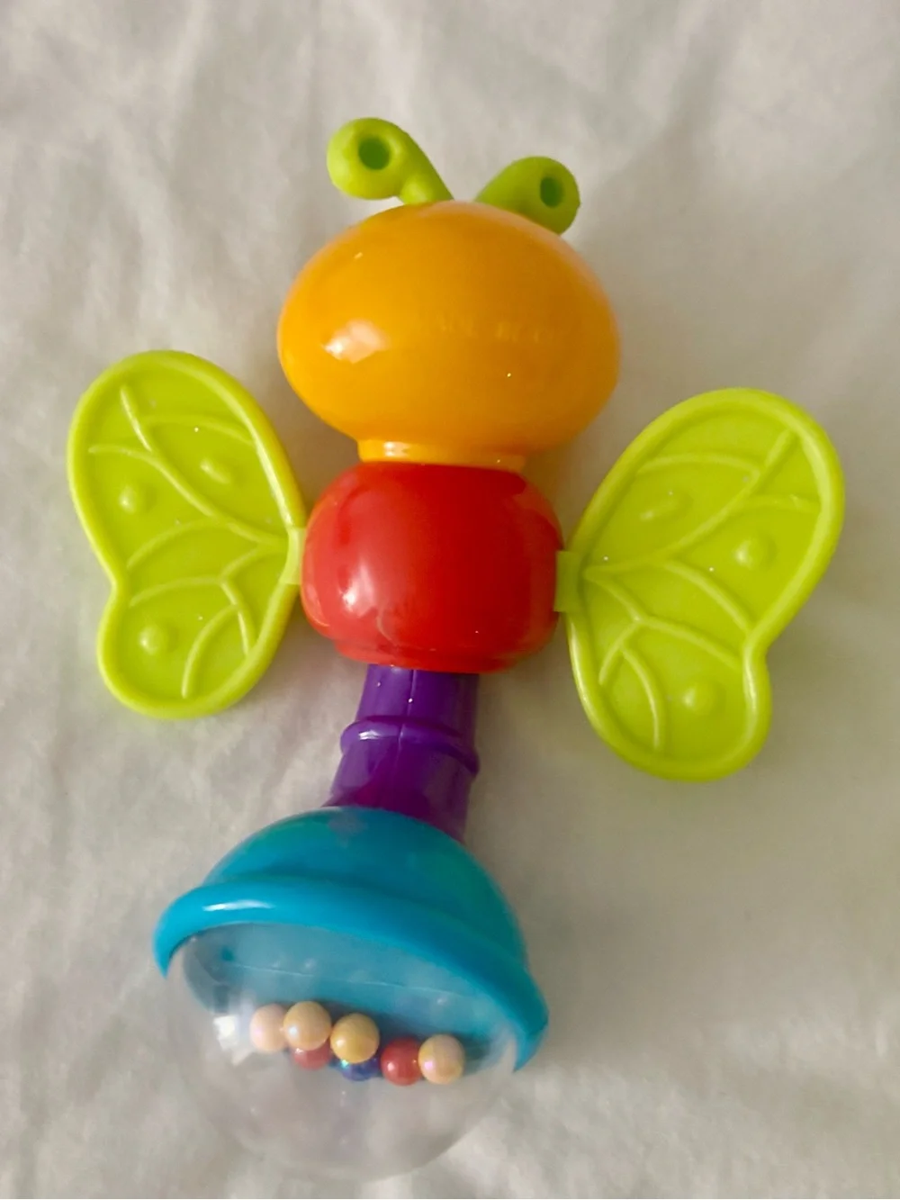 Trio of rattle baby sensory toys - Two rattles and a softie octopus